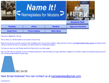 Tablet Screenshot of nameitplates.co.uk